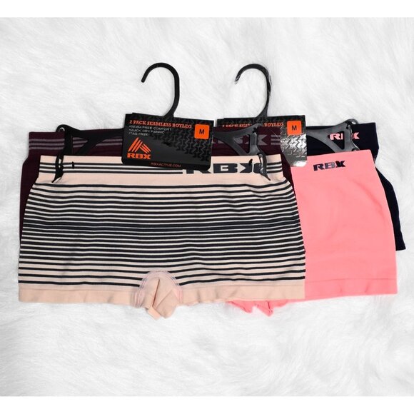 Lot Of 4 RBX Women’s Boyshort Underwear Size M - Picture 1 of 8